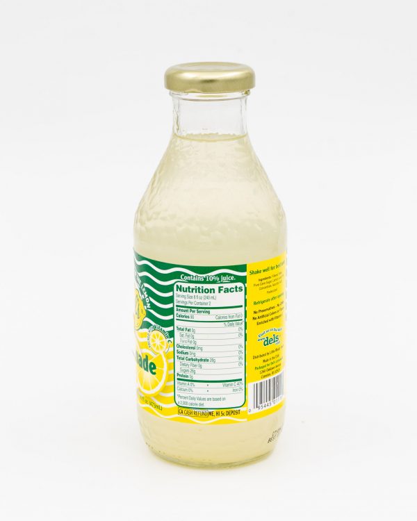 Del's Lemonade Pint - Nutritional Facts