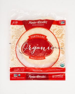 Organic White Flour 8″ – 6pk/8ct