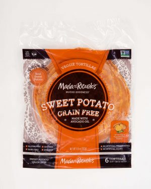Veggie Sweet Potato 8″ Tortillas – 8pk/6ct (Grain Free)