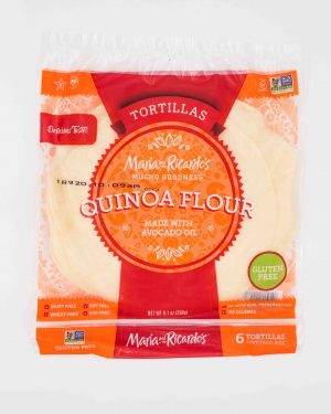 Quinoa Flour Gluten Free 8″ Tortillas- 8pk/6ct (Grain Free)