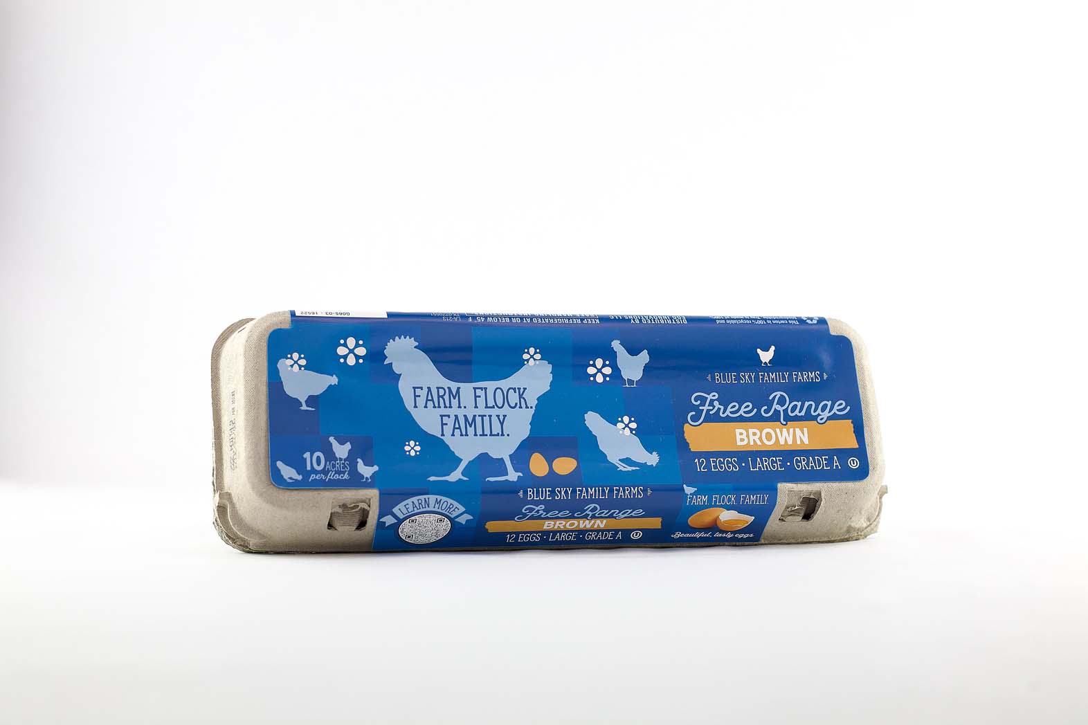 Blue Sky Free Range Brown Eggs Large Front Grade A