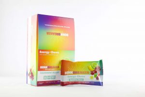 Bonk Breaker Rainbow Blast Energy Chews – 12 Boxes/Case